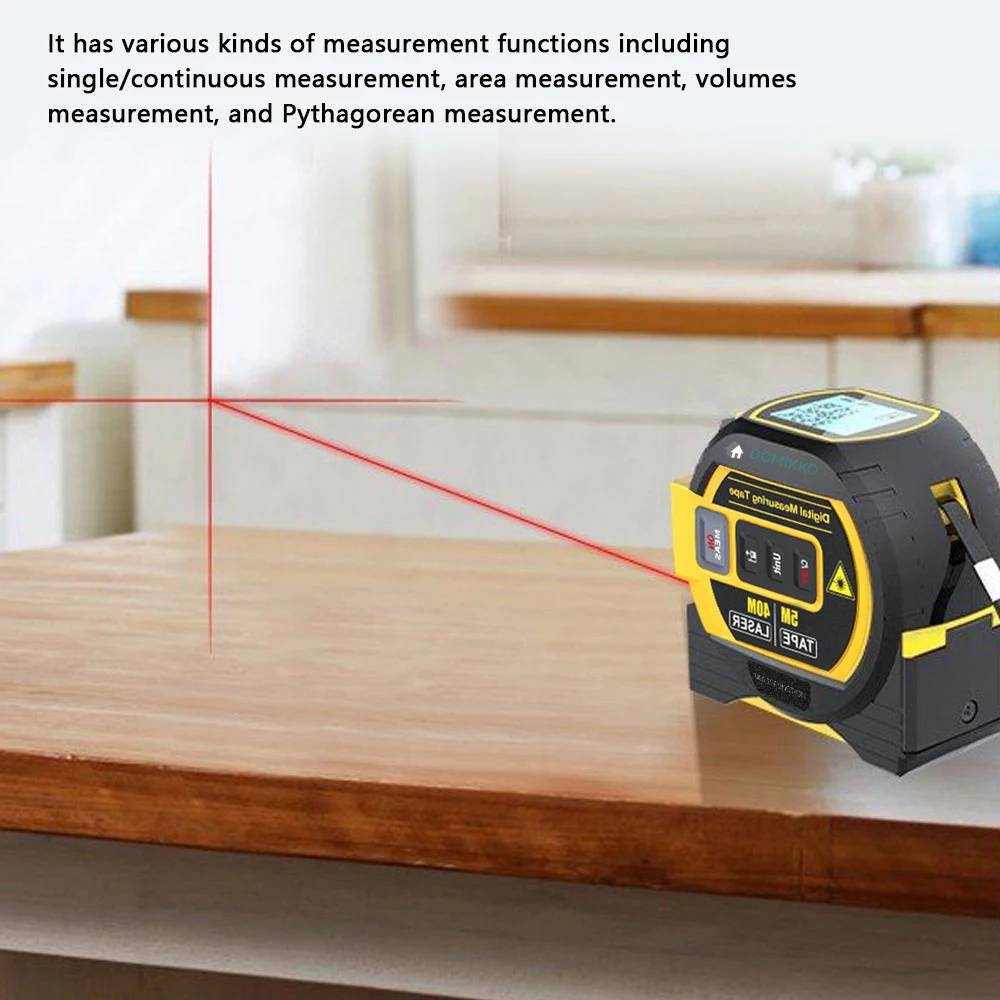 Domikko™ Laser Tape Measure 3 in 1 - domikko