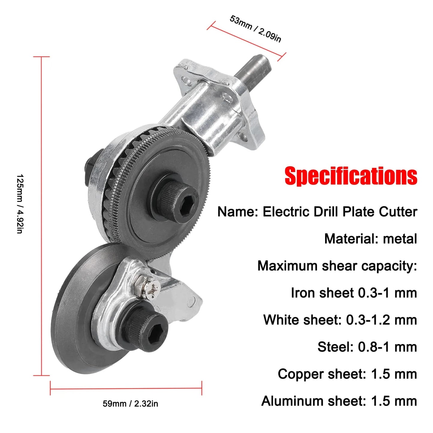 Domikko™Electric Drill Plate Cutter - domikko